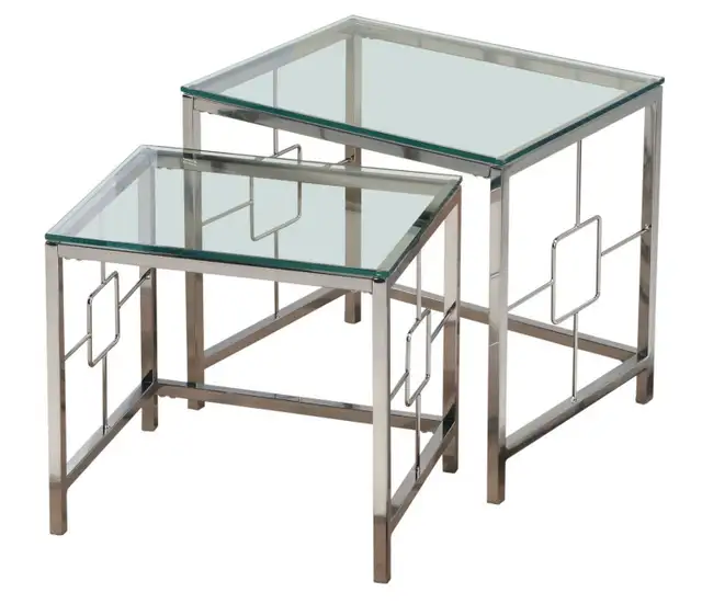 Brand new glass coffee table/ end table63007359290369122