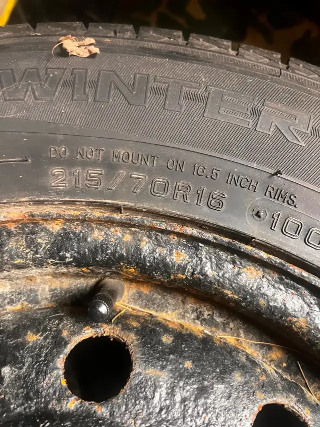 4 snow tires and rims in Tires & Rims in Pembroke - Image 2