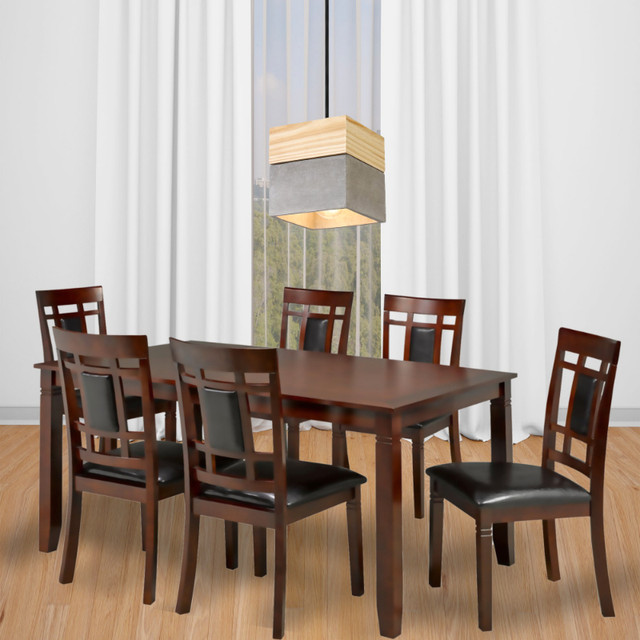 Brand New Wooden Dining Table Set for 6 Person In Big Sale in Dining Tables & Sets in Oshawa / Durham Region