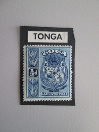 Tonga Coat of Arms Postage Stamp