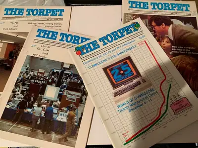 TORPET Computer Magazines 1983. All in very good condition. Lot of 4: - June, July, Sept, Nov/Dec In...