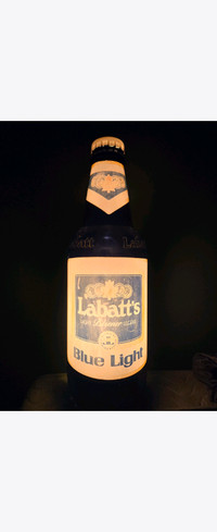 Labatts Plastic Beer Bottle Light