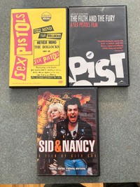 Music DVDs EUC The Sex Pistols Sid & Nancy Bollocks Filth Fury