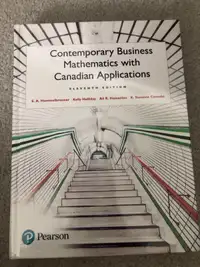 Contemporary Business Mathematics with Canadian Applications 