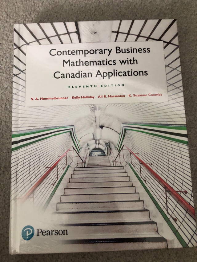 Contemporary Business Mathematics with Canadian Applications  in Textbooks in Peterborough