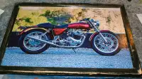 Classic Motorcycle pics - framed - Ad #1-Suzuki, Triumph, Norton