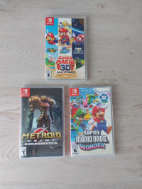 Nintendo Switch Games (Mario + Metroid)
