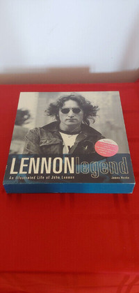 2003, LENNON LEGEND COFFEE TABLE BOOK & C.D. BY JAMES HENKE!!!