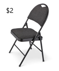 Rent Chair $2, Table $8,Canopy $45, ,Coffee Maker $15, -per day
