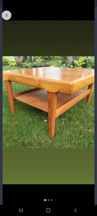 Teak coffee table 