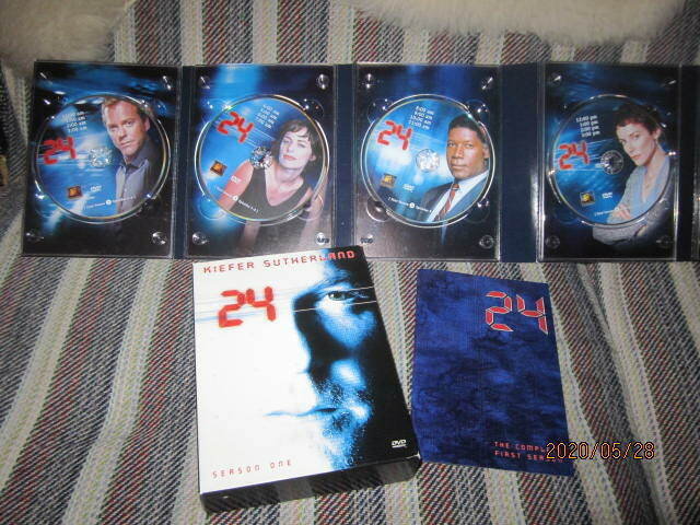 (2)   DVD sets of ''24''  TV series in CDs, DVDs & Blu-ray in Kitchener / Waterloo