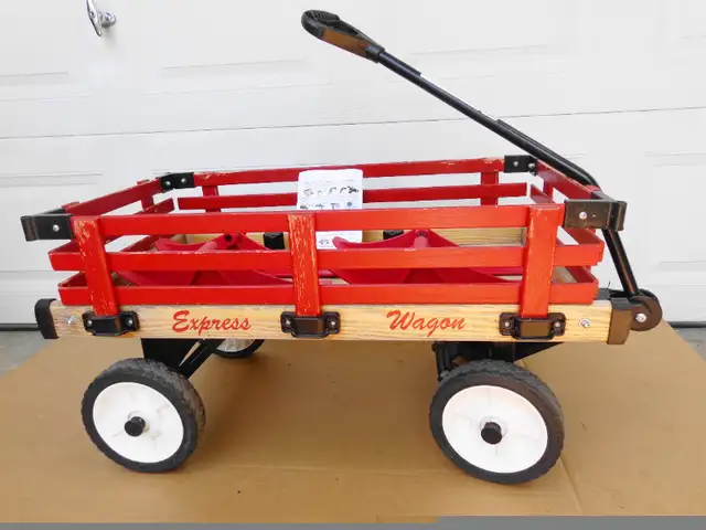 MILLSIDE INDUSTRIES EXPRESS KIDS CONVERTIBLE WOODEN WAGON in Toys & Games in Guelph - Image 5