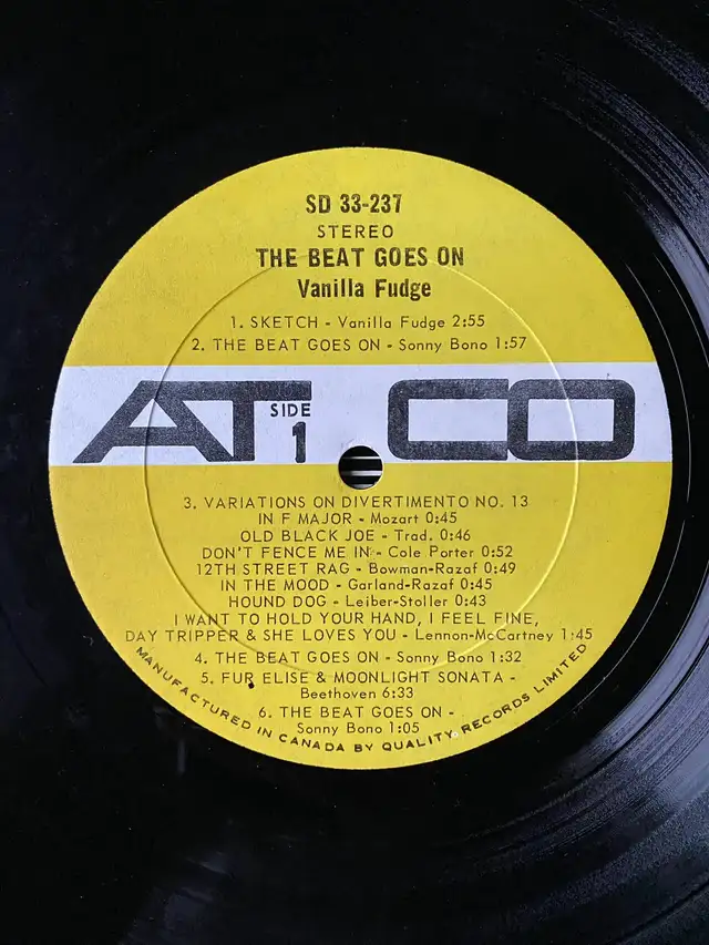 VANILLA FUDGE: The Beat Goes On LP (1968) in Arts & Collectibles in City of Toronto - Image 4