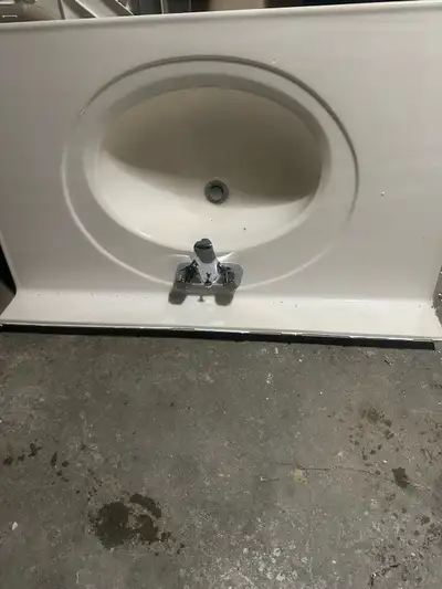 37 inches vanity sink with faucet for sale