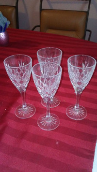 Bowring Lead Crystal Wine Glasses (New)