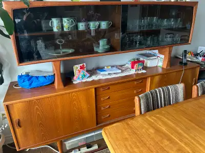 Genuine Scandinavian Teak Dining Room Set, View more