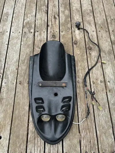 Good condition undertail, no bends or cracks. Fully wired rear sub harness included aswell.
