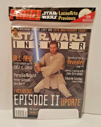 Star Wars Insider #54 July/Aug 2001 W/Lucas Arts Previews CD.