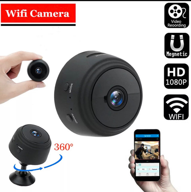 Trailer Hitch Security Camera, Mini Wireless WiFi IP HD 1080P in General Electronics in Gatineau