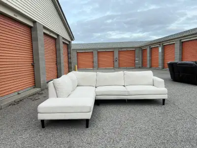 White Sectional , View more