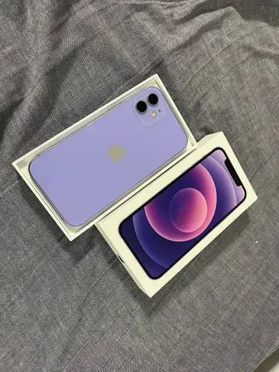 Apple iPhone 12 purple 64 GB unlocked, View more