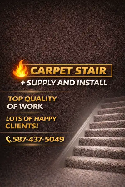 CARPET STAIR WORKS ! TOP QUALITY OF WORKMANSHIP !, View more
