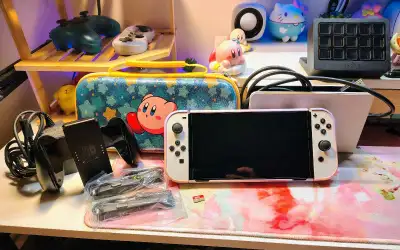 Nintendo Switch OLED with Accessories, View more
