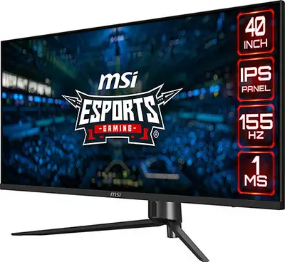 BRAND NEW! - MSI 40" UWQHD 155Hz/1ms Gaming Monitor (MAG401QR), View more