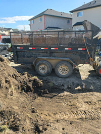 7x12 dump trailer. Everything works