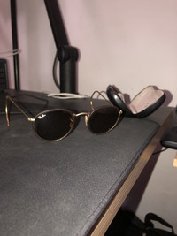 Ray-ban Round Craft brown and gold