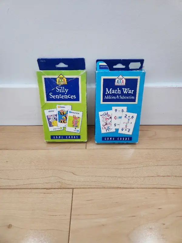 School Zone Math War Addition/Subtraction & Silly Sentences