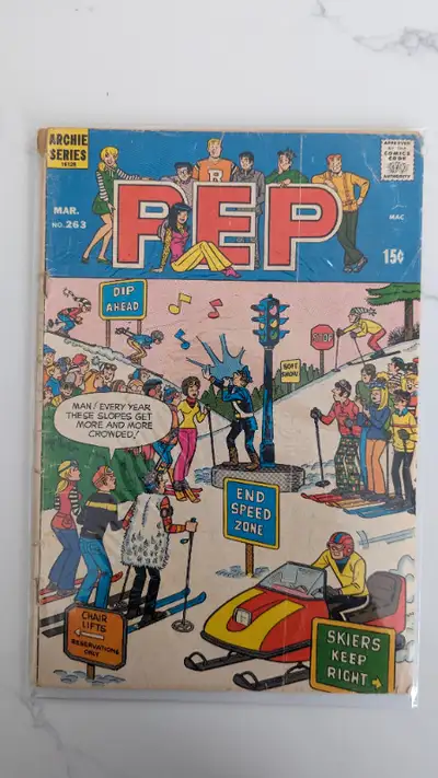 PEP - Archie Comic - issue 263 - March 1972 Archie Comics F Please see my ads for other comics