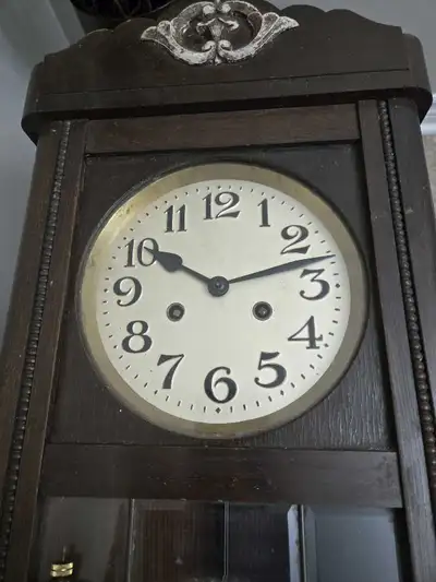 Antique Hanging Wall Clock Project Wood Case, View more