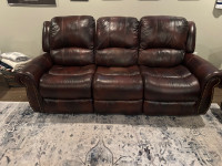 Leather Recliner couches 