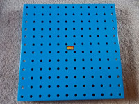 Rare- Vintage BRIO MEC Blue Square Base Plate and Red Table top