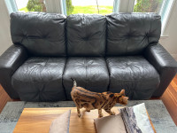 3 seater italian leather sofa and armchair going free!