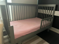 Babyletto Hudson Convertible Crib & Changer Dresser