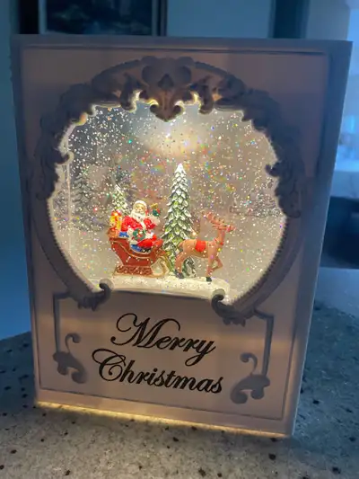 Christmas  Water Globes with LED Lanterns, View more