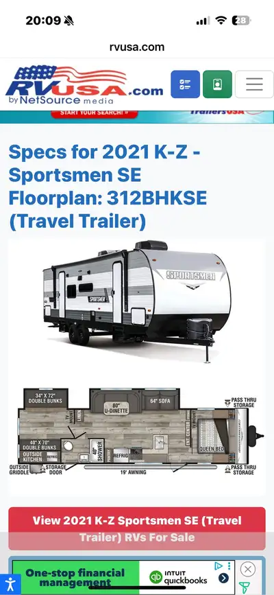 Rolotte 2021 Sportsmen 2021 acheté en 2022 Jamai roulé fixé sur terrain mais je la fait sortir si ve...