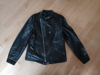 Manteau VÉRITABLE CUIR moto Homme