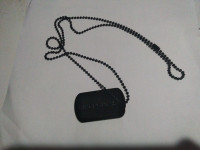 Jewelry: Dir en Grey black dog tag necklace
