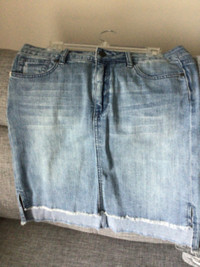 Ladies Short Denim Skirt