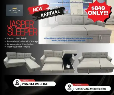 Brand New Sleeper Sofa — now only $849 and includes warranty! , View more