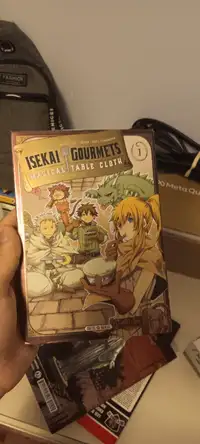 Selling Manga " Isekai Gourmets Magical Table Cloth"