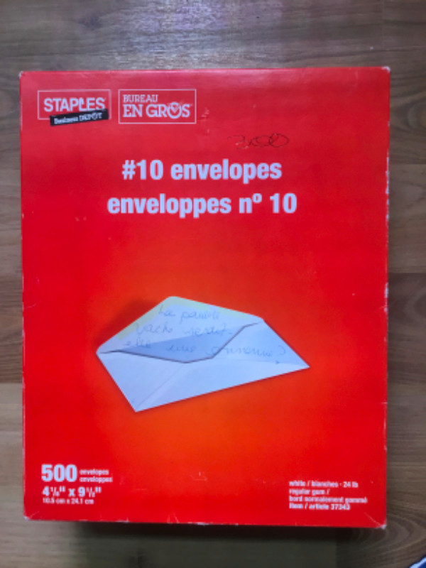 Enveloppes #10 standards dans Autre  à Lac-Saint-Jean - Image 2