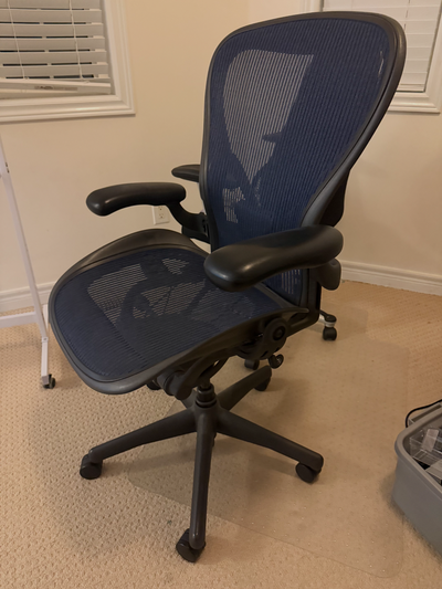 Herman Miller Aeron Chair Classic Size C w/ PostureFit, View more