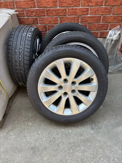 Set of 4 Rims and Tires