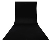 Westcott Wrinkle-Resistant Backdrop (9' x 20', Rich Black)