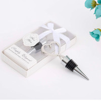 Heart-shaped wine stopper party favour/wedding favours