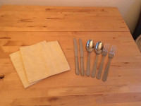 Coutellerie & serviettes 2 personnes Cutlery & Napkins